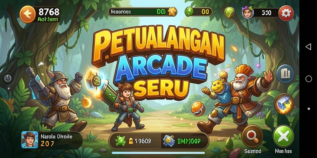 Menampilkan gameplay seru dan menantang dari 8768.