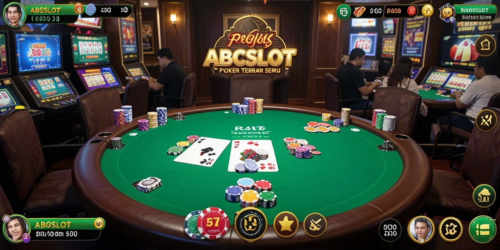 Gameplay Poker menegangkan di ABCSLOT yang penuh strategi.