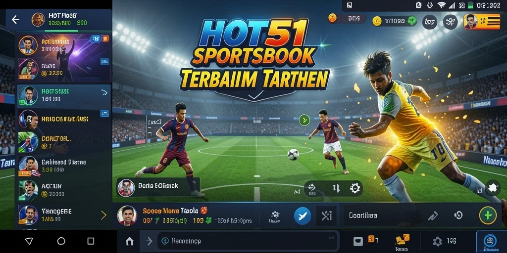 Screenshot HOT51 menampilkan pengalaman taruhan sportsbook yang seru.