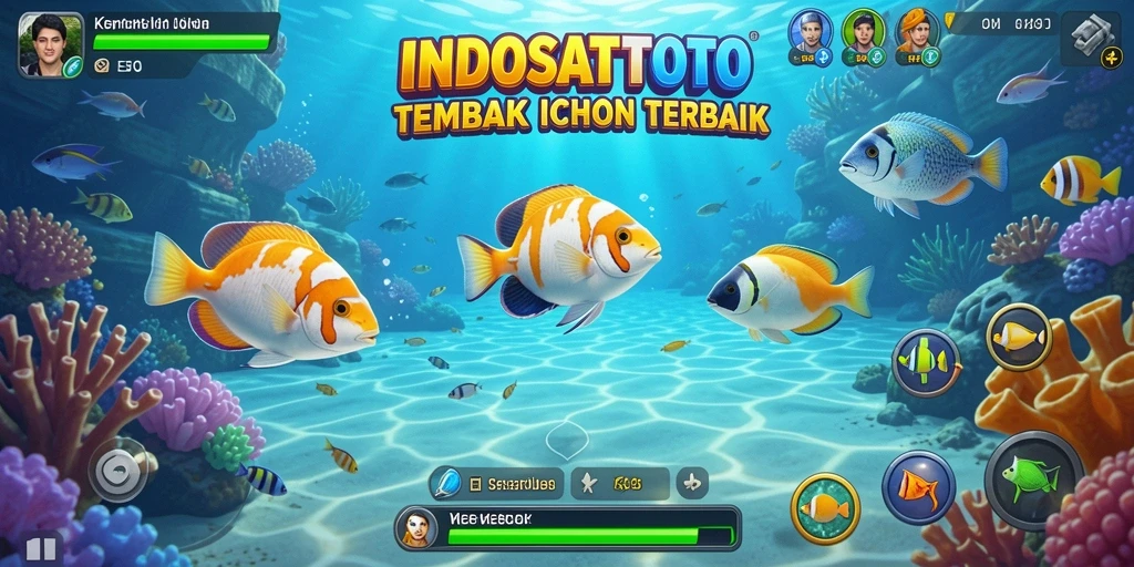 Tangkapan layar gameplay menampilkan keasyikan dalam bermain Tembak Ikan.