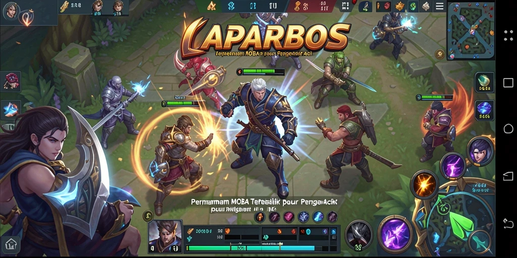 Tampilan seru gameplay LAPARBOS dengan aksi seru dan strategi mendebarkan.