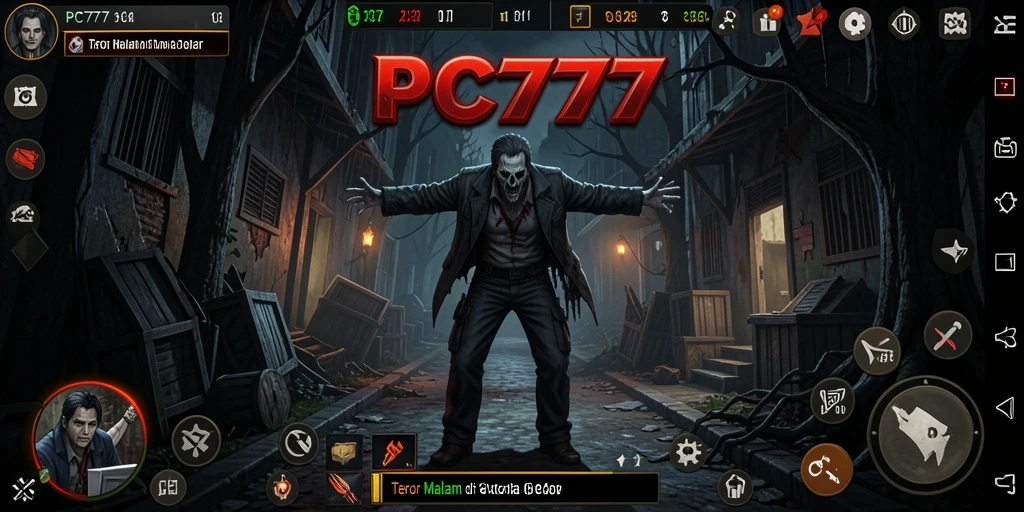 Gameplay menyeramkan di dunia gelap.