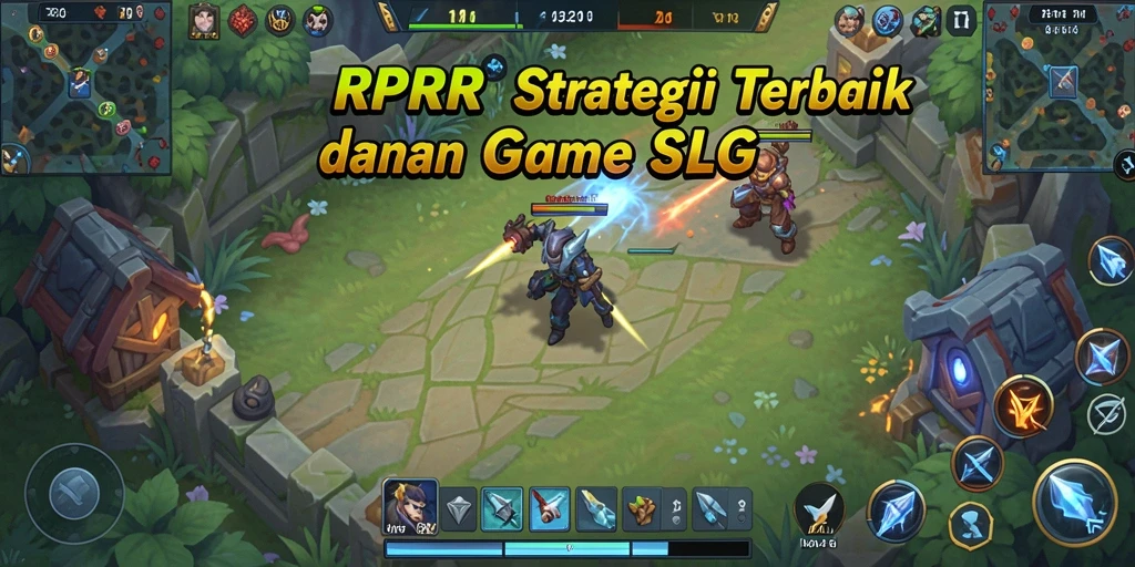 Screenshot utama RPRR menunjukkan strategi pertempuran yang mendebarkan.