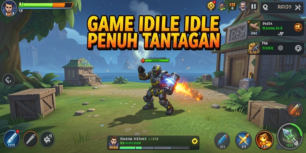 Tampilan gameplay menarik dalam game Idle RR89.