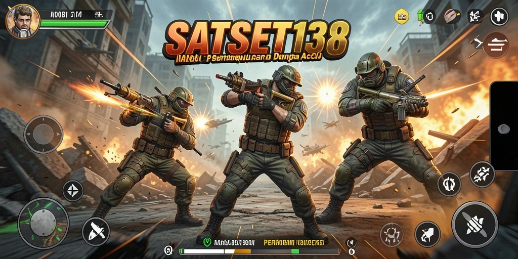 Tampilan menegangkan dari gameplay <strong>SATSET138</strong> yang penuh aksi.
