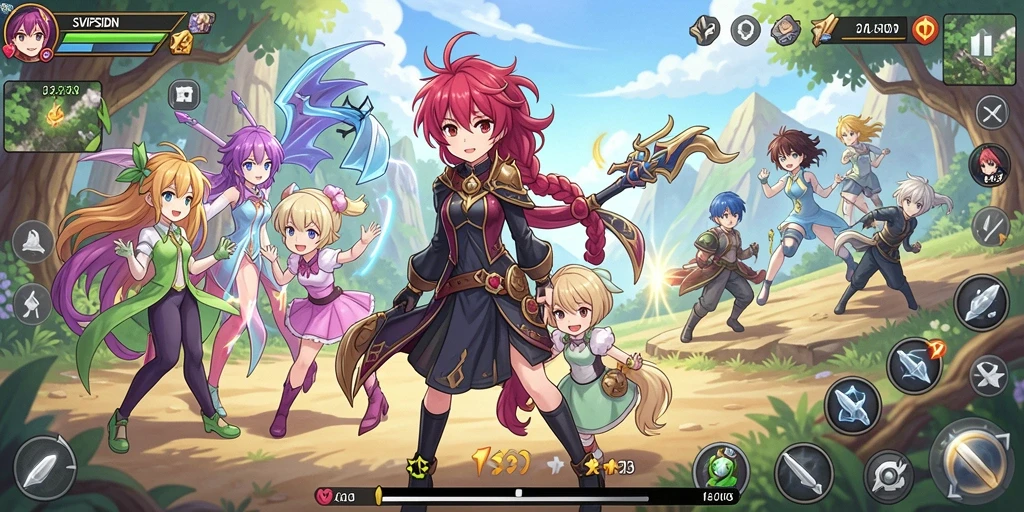Tangkapan layar gameplay menarik dari SVIPSIDN yang menunjukkan karakter dan aksi seru.