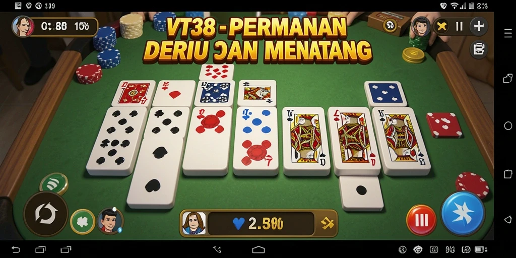 Tampilan gameplay yang mengasyikkan dalam VT38.